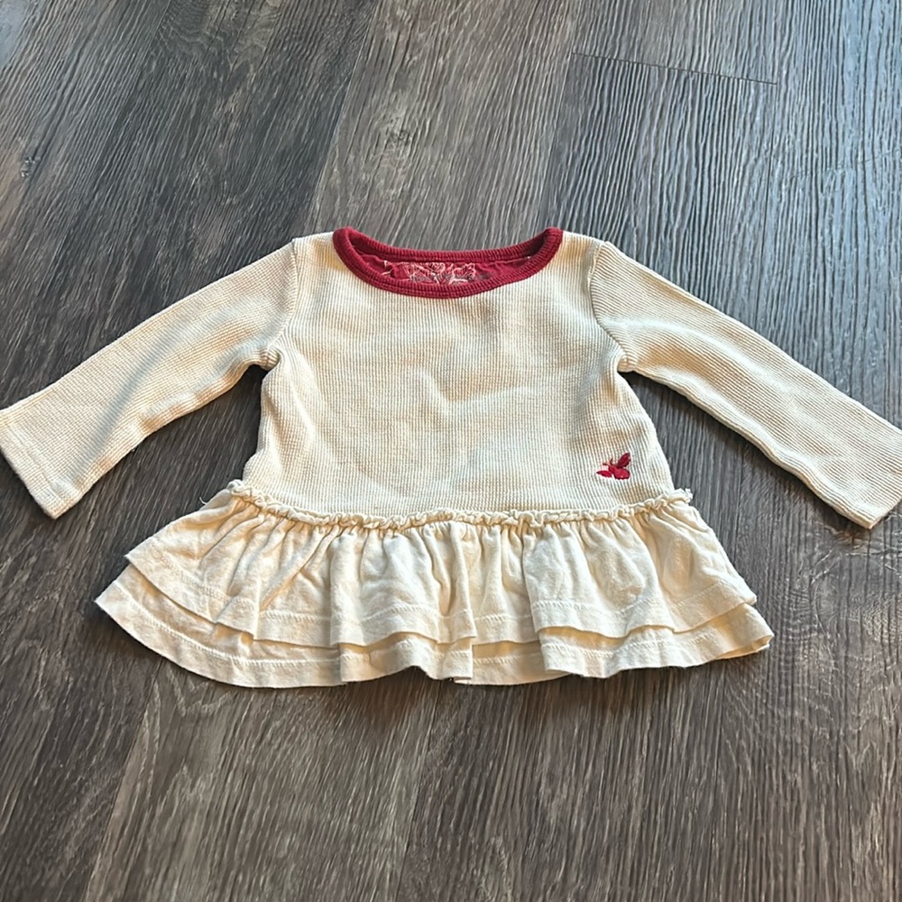 4/$20 Baby Girl Burt’s Bees Top Shirt Sz 6-9 mth